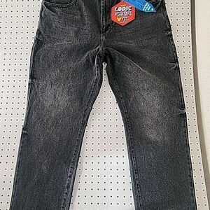NWT Company 81 Baggy Loose Straight Jeans Men's 38x30 Skater Grunge Black